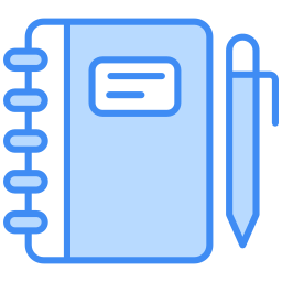 Spring notebook icon