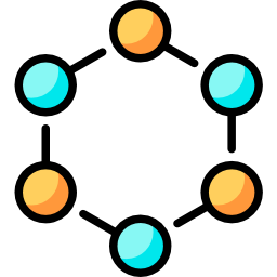 molécules Icône