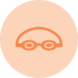 lunettes de natation Icône