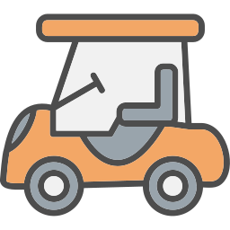 Машина для гольфа иконка