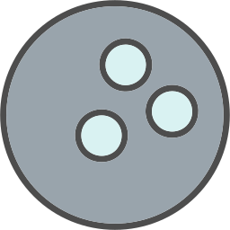 Bowling ball icon