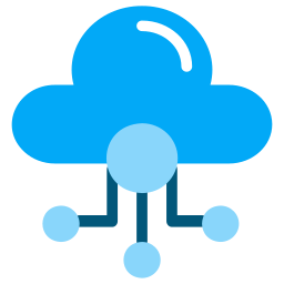 conectividad en la nube icono