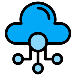 connettività cloud icona