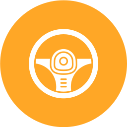 Steering wheel icon