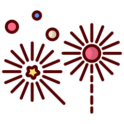 vuurwerk icoon