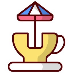passeio de xícara de chá Ícone
