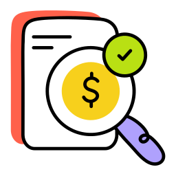 analyse financière Icône