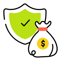 Financial security icon