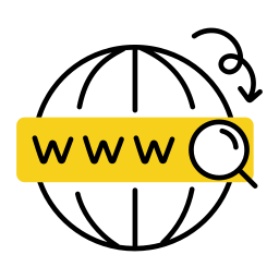 웹 도메인 icon