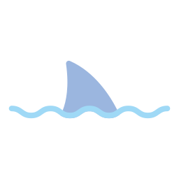 Акулий плавник иконка