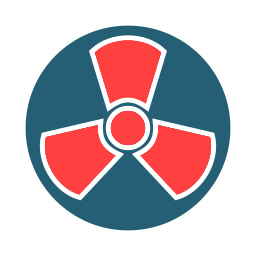 radioactiviteit icoon