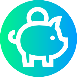 Piggy bank icon