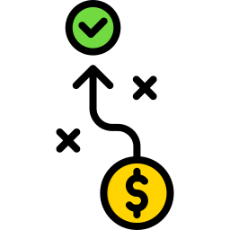 Money strategy icon