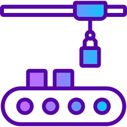 Assembly line icon