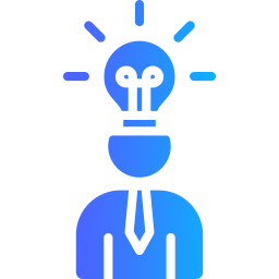 idea de negocio icono