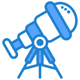 telescopio icono