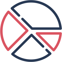 diagramme circulaire Icône