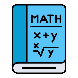 libro de matemáticas icono