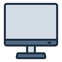 monitorweergave icoon