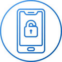 Lock phone icon