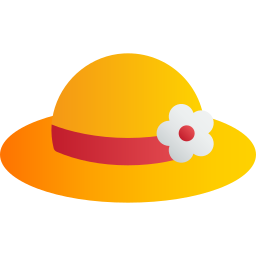 sombrero para el sol icono