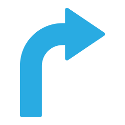 Turn right icon