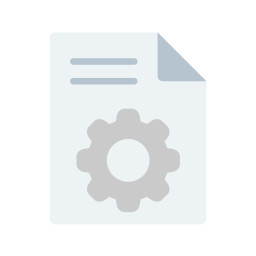 configuración del documento icono