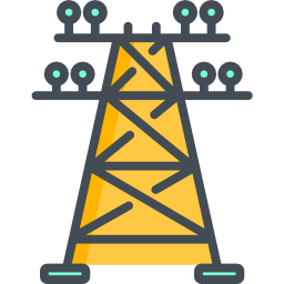 Electric tower icon