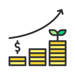 croissance Icône