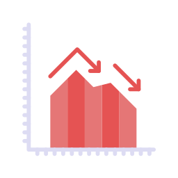 Financial graph icon