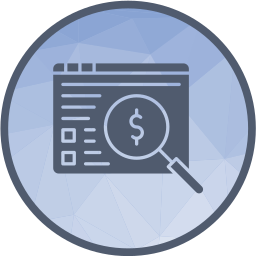 Financial analysis icon