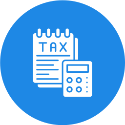 calculadora de impuestos icono