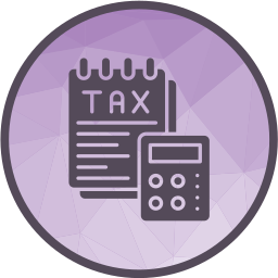 calculadora de impuestos icono
