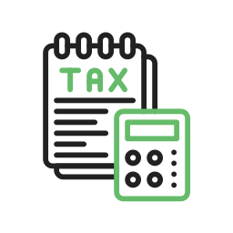 calculadora de impostos Ícone