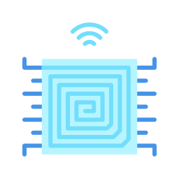 Radio frequency identification icon