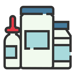 Pill bottle icon