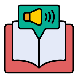 livre audio Icône