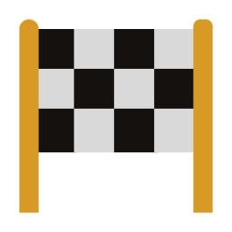 Finish line icon