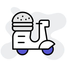 Food delivery icon