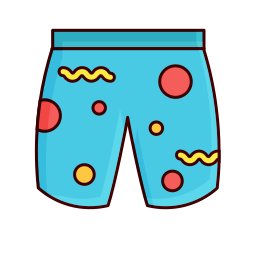 pantalon de plage Icône