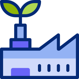 eco-fabriek icoon