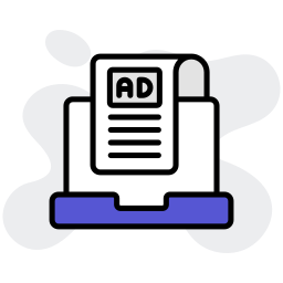 Online advertisement icon