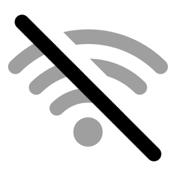 barra wi-fi icona