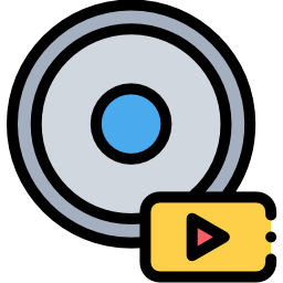 reproducción de video icono