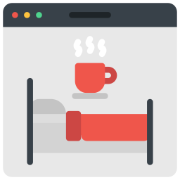 Bed and breakfast icon