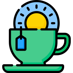 Early morning tea icon