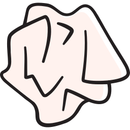 Crumpled paper icon