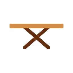 Folding table icon