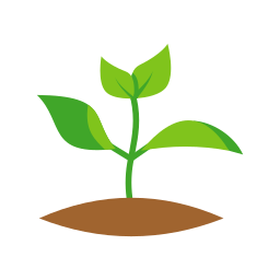 Growing plant icon