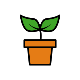 Growing plant icon